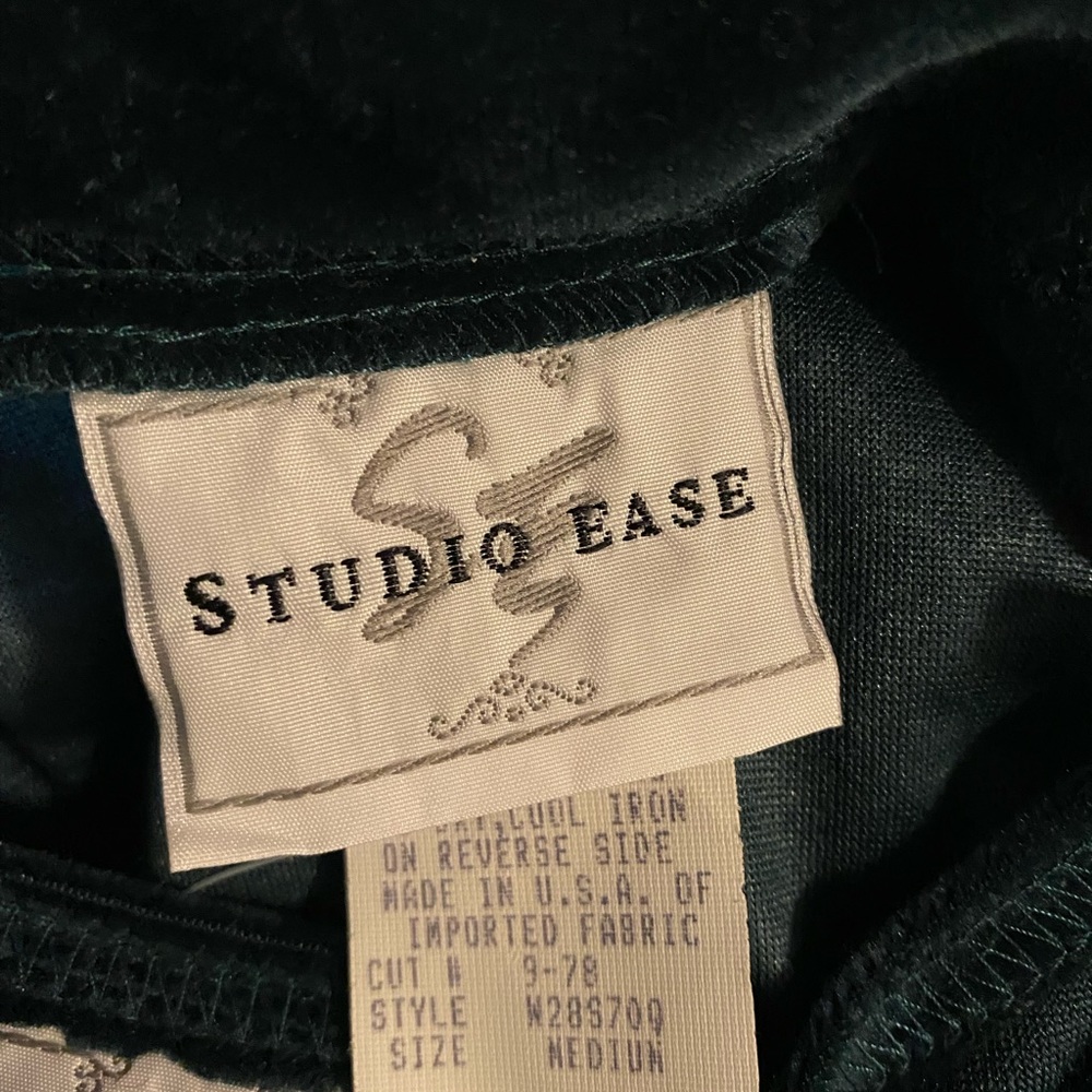 Studio Ease Hunter Green Dress View 2